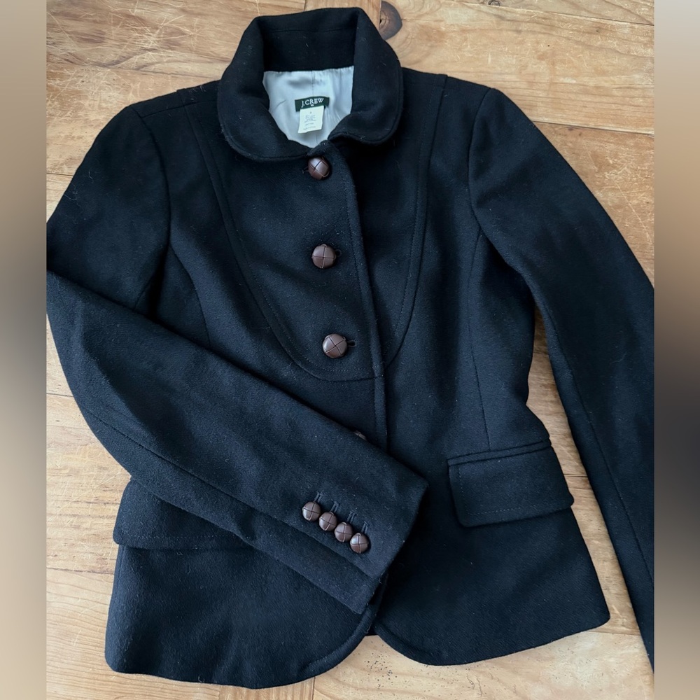 JCrew Bella Wool Riding Jacket - Picture 4 of 9